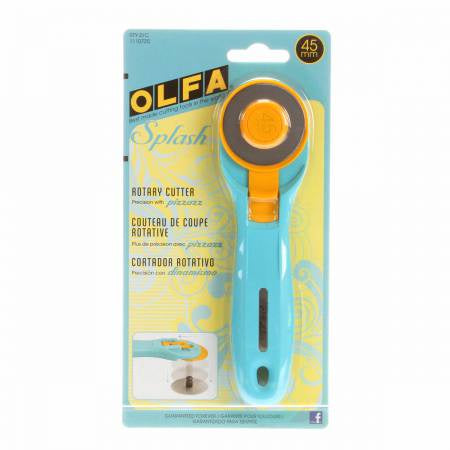 Olfa Splash Rotary Cutter  Cyan