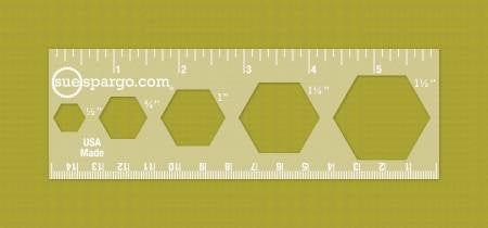 Hexagon Ruler: Creative Stitching Tools