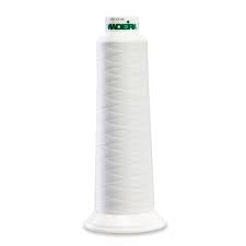 Aerolock Serger Thread - White 8010 - 2000 yd Cone