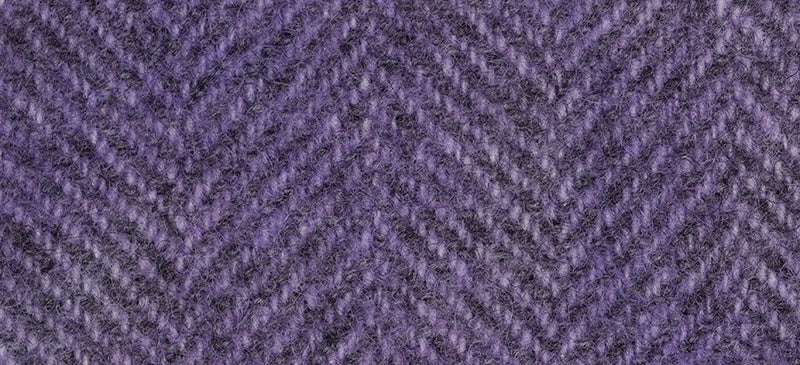 Hand Dyed Wool - Herringbone Iris