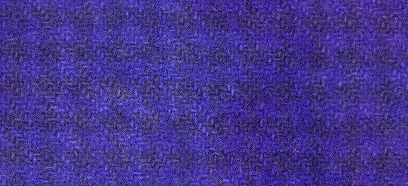 Hand Dyed Wool - Houndstooth Purple Rain
