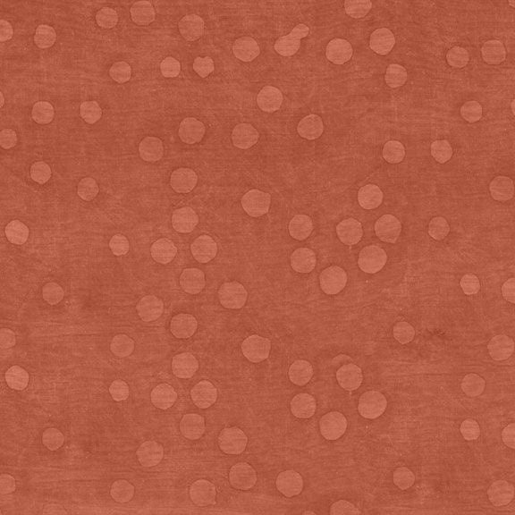 Aged Muslin Dapple Dots - Orange - WR60564