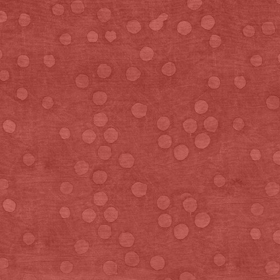 Aged Muslin Dapple Dots - Red - WR60565