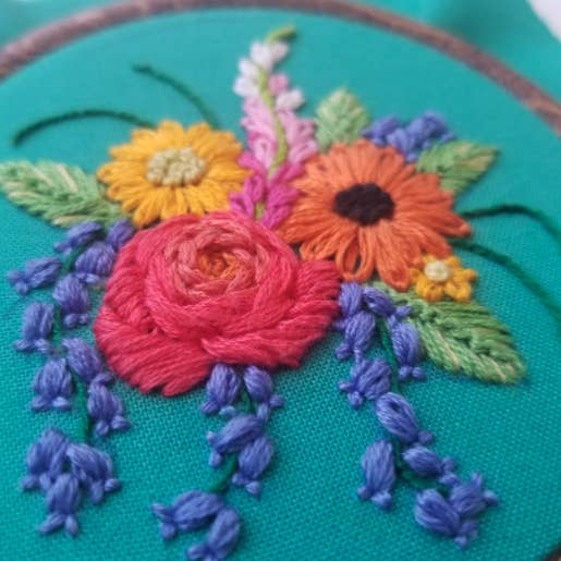 Summer Wedding Embroidery Kit