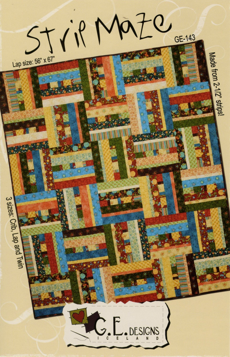 Strip Maze Pattern – Quilt Elements