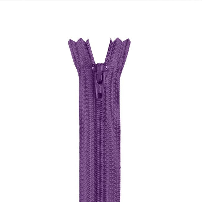 14in Nylon Zipper - #3 -  Royal Purple