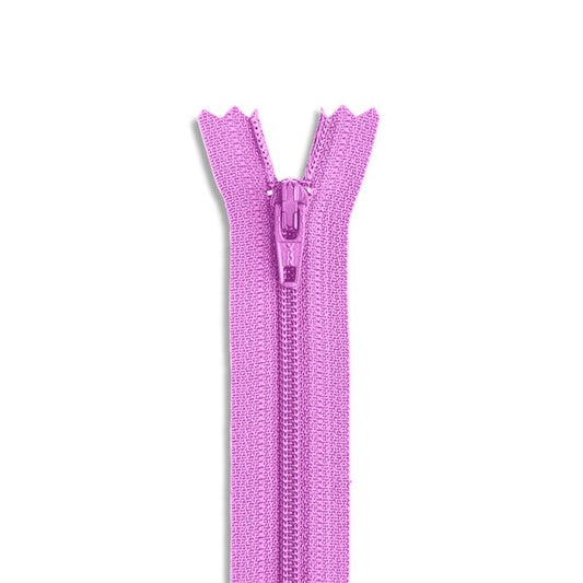 14in Nylon Zipper - #3 -  Medium Pink
