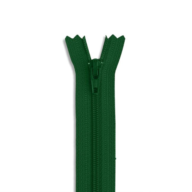 14in Nylon Zipper - #3 -  Jewel Green