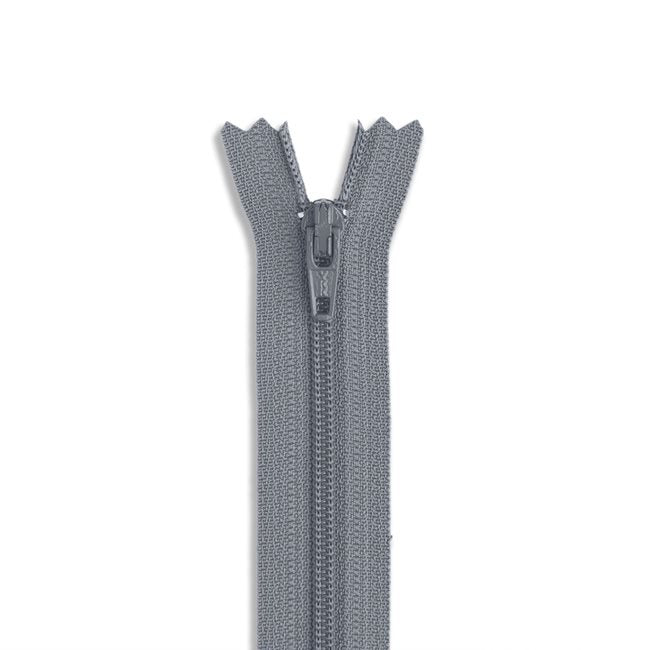 14in Nylon Zipper - #3 -  Dark Grey