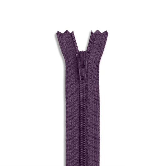 14in Nylon Zipper - #3 -  Purple