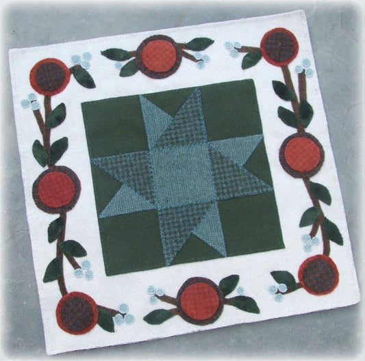 Simply Flowers & Berries Wool Applique Pattern