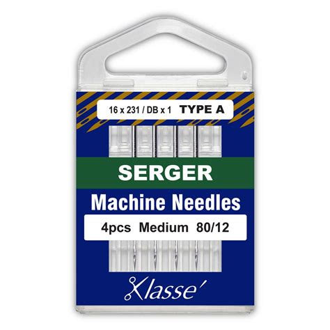Serger 705H 80/12 Needles